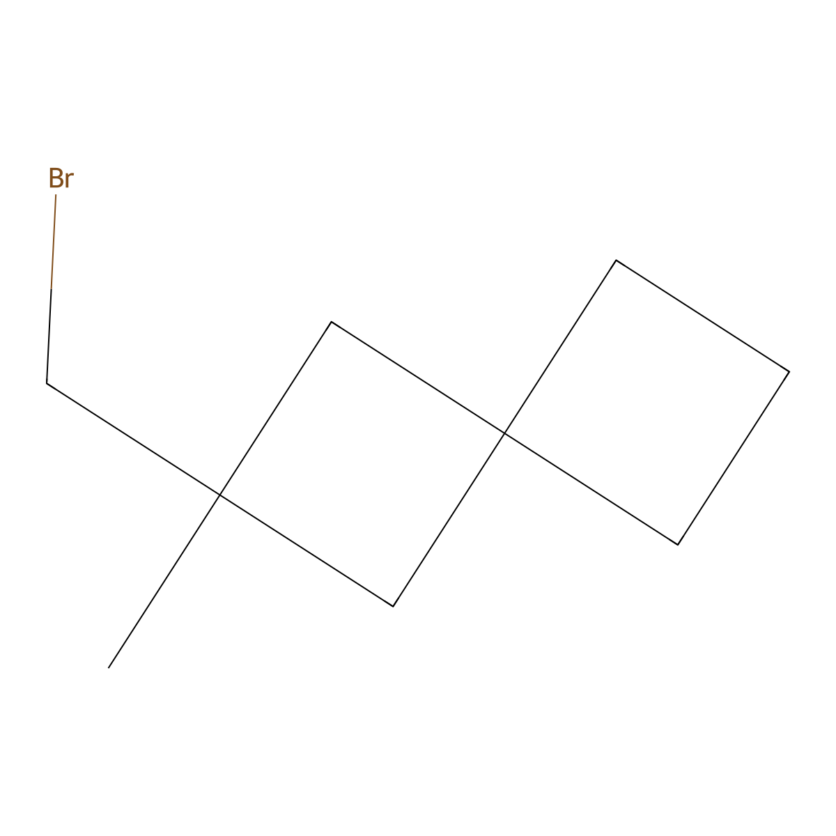 2-(Bromomethyl)-2-methylspiro[3.3]heptane molecular structure, CAS 2107992-96-9