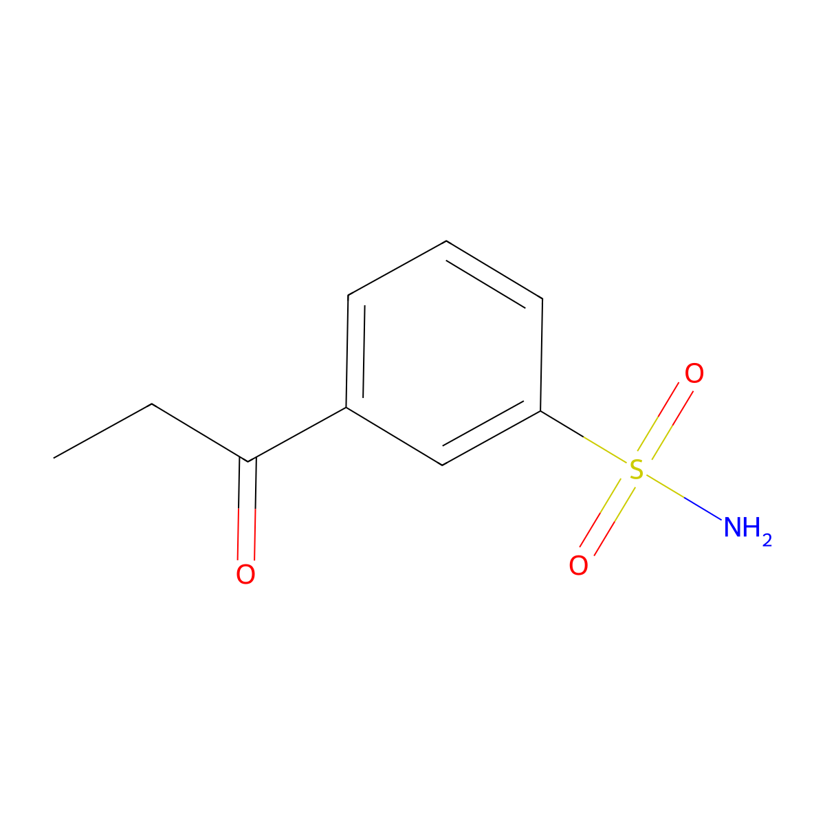 3-Propionylbenzenesulfonamide molecular structure, CAS 210826-98-5
