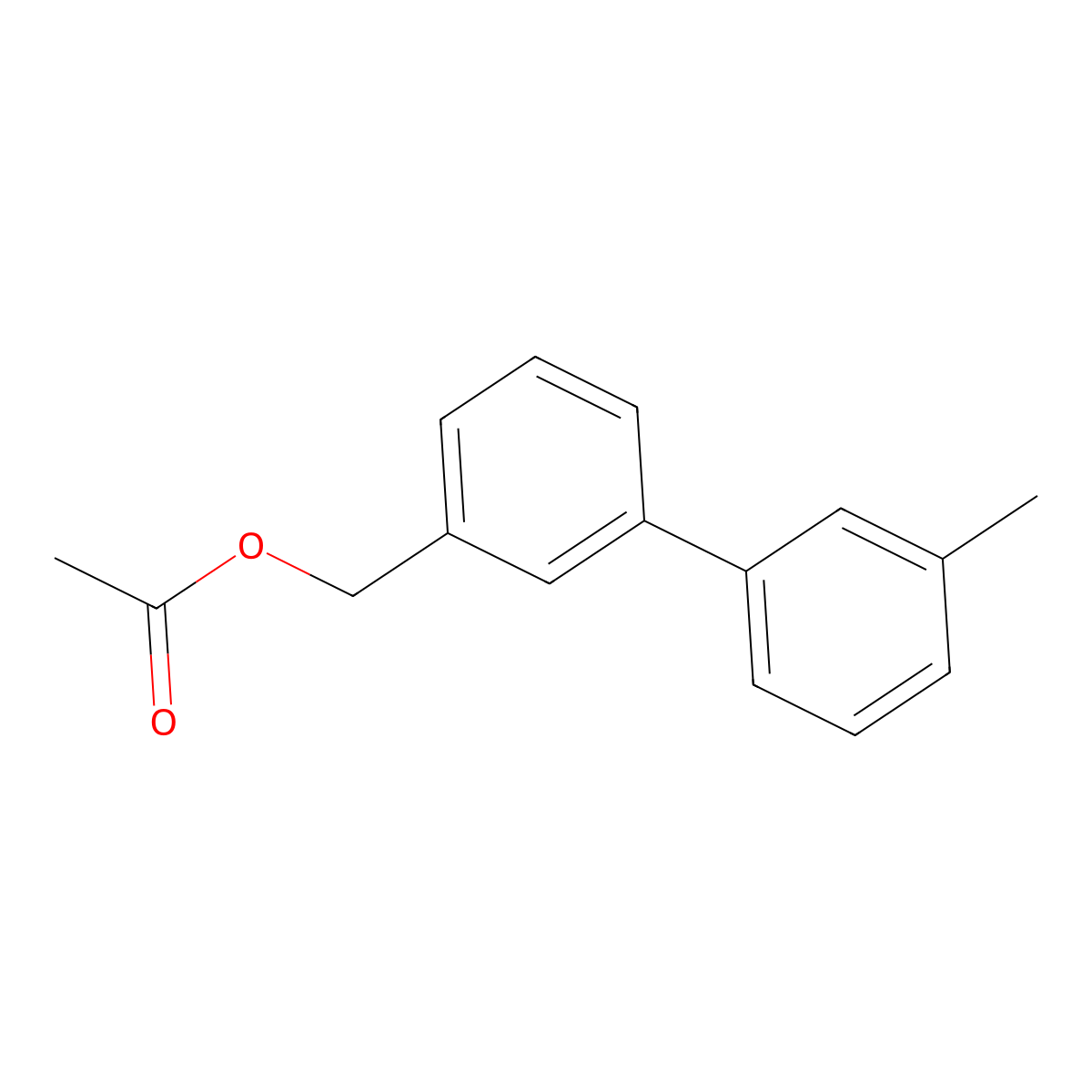 3'-Methyl-[1,1'-biphenyl]-3'yl)methyl acetate molecular structure, CAS 2108463-42-7