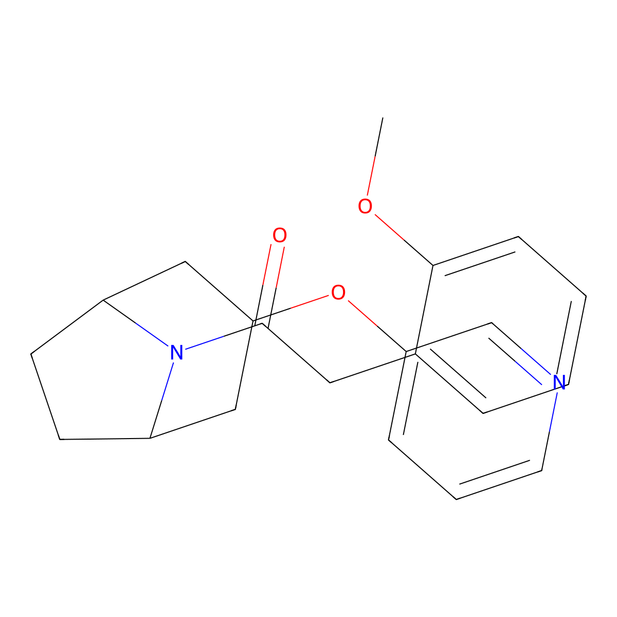 2-(2-methoxyphenyl)-1-((1R,5S)-3-(pyridin-3-yloxy)-8-azabicyclo[3.2.1]octan-8-yl)ethanone molecular structure, CAS 2108471-95-8