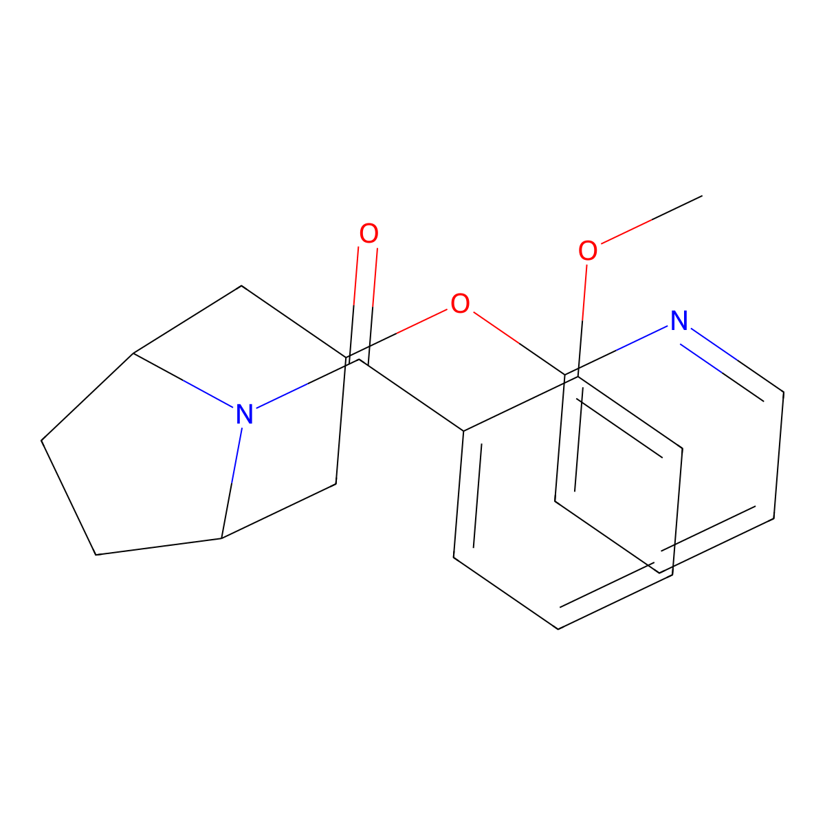 8-(2-Methoxybenzoyl)-3-(pyridin-2-yloxy)-8-azabicyclo[3.2.1]octane molecular structure, CAS 2108481-92-9