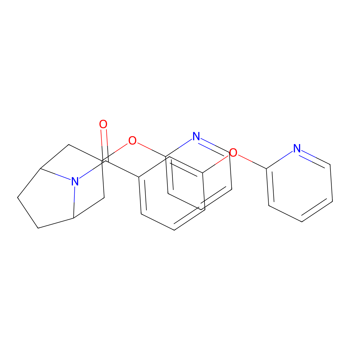 3-(Pyridin-2-yloxy)-8-[3-(pyridin-2-yloxy)benzoyl]-8-azabicyclo[3.2.1]octane molecular structure, CAS 2108481-95-2