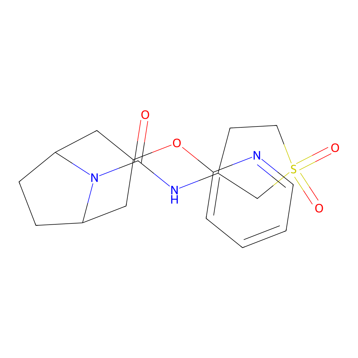 N-(1,1-dioxo-1lambda6-thiolan-3-yl)-3-(pyridin-2-yloxy)-8-azabicyclo[3.2.1]octane-8-carboxamide molecular structure, CAS 2108511-31-3