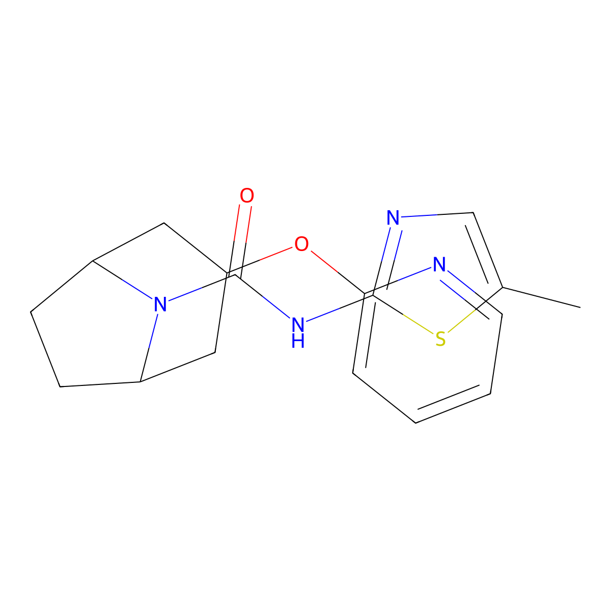 N-(5-methyl-1,3-thiazol-2-yl)-3-(pyridin-2-yloxy)-8-azabicyclo[3.2.1]octane-8-carboxamide molecular structure, CAS 2108575-89-7