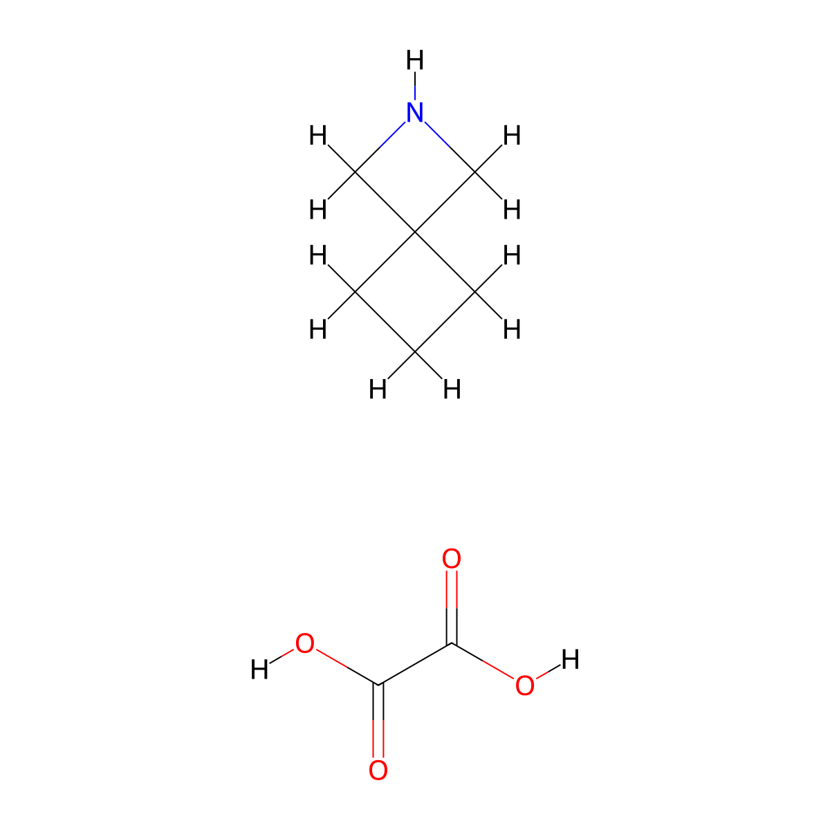 2-Azaspiro[3.3]heptane oxalate molecular structure, CAS 2108597-22-2