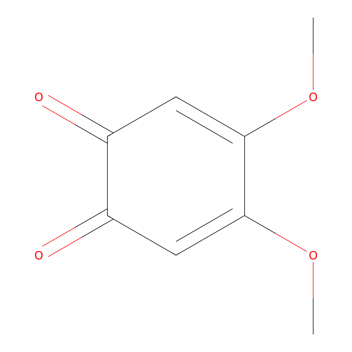 4,5-Dimethoxy-o-benzoquinone molecular structure, CAS 21086-65-7