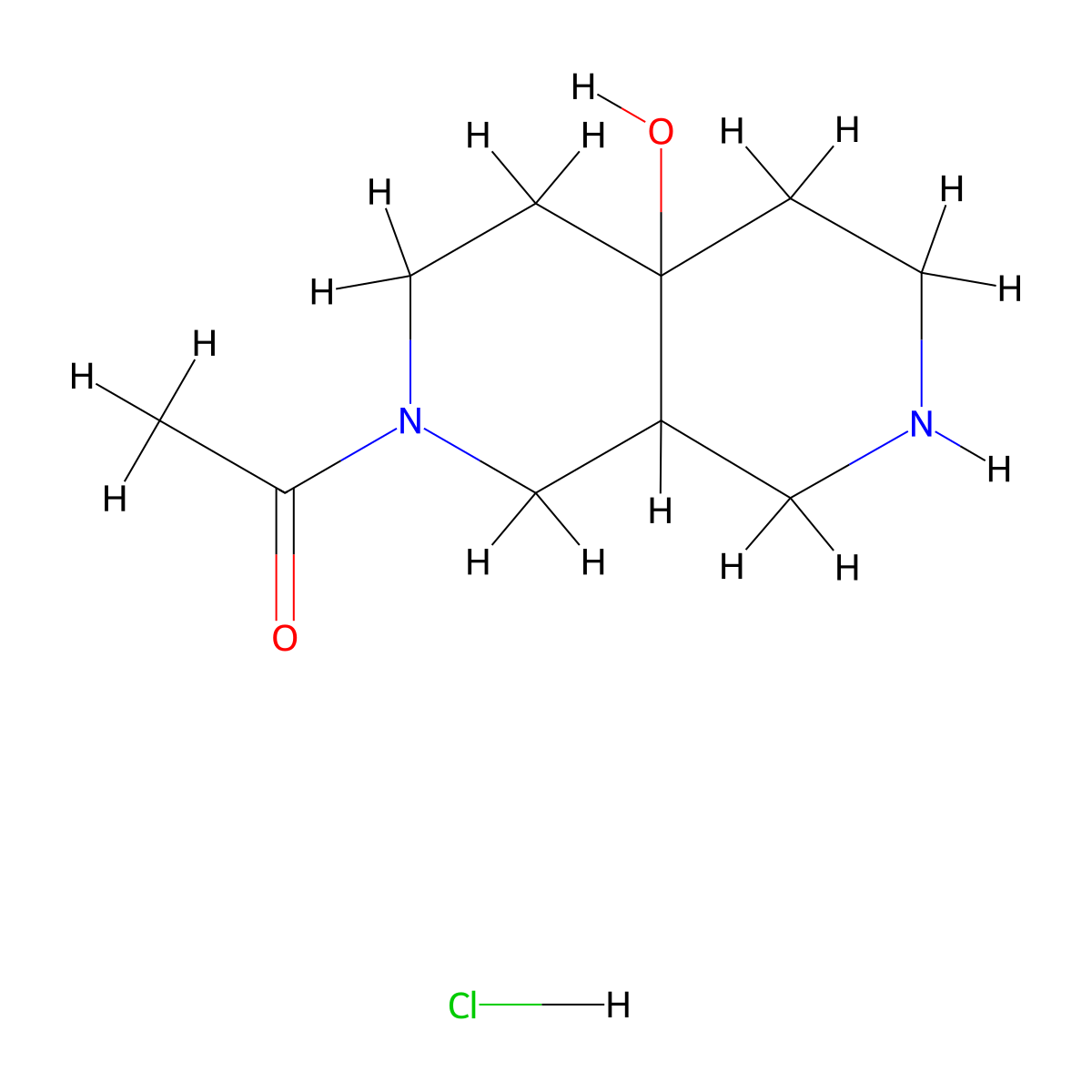 2-Acetyloctahydro-2,7-naphthyridin-4a(2H)-ol hydrochloride molecular structure, CAS 2108831-92-9