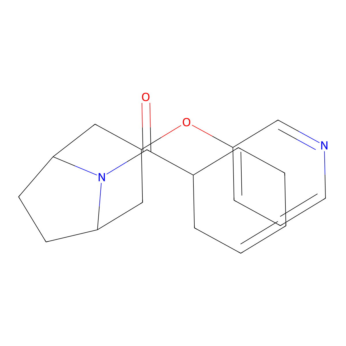 cyclohex-3-en-1-yl((1R,5S)-3-(pyridin-3-yloxy)-8-azabicyclo[3.2.1]octan-8-yl)methanone molecular structure, CAS 2108860-77-9
