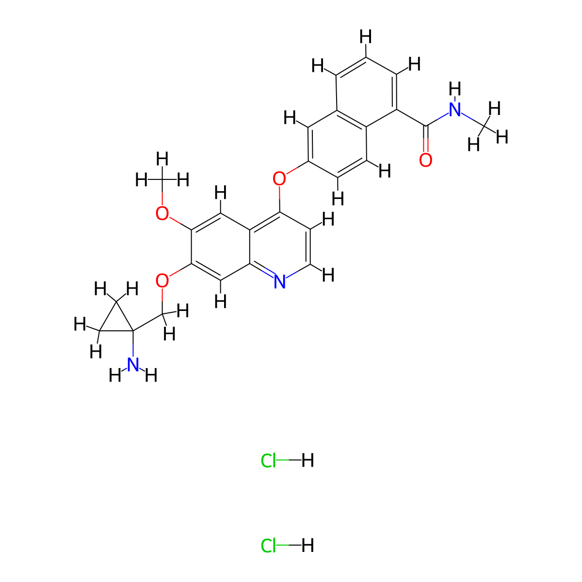 E 3810 dihydrochloride molecular structure, CAS 2108875-91-6