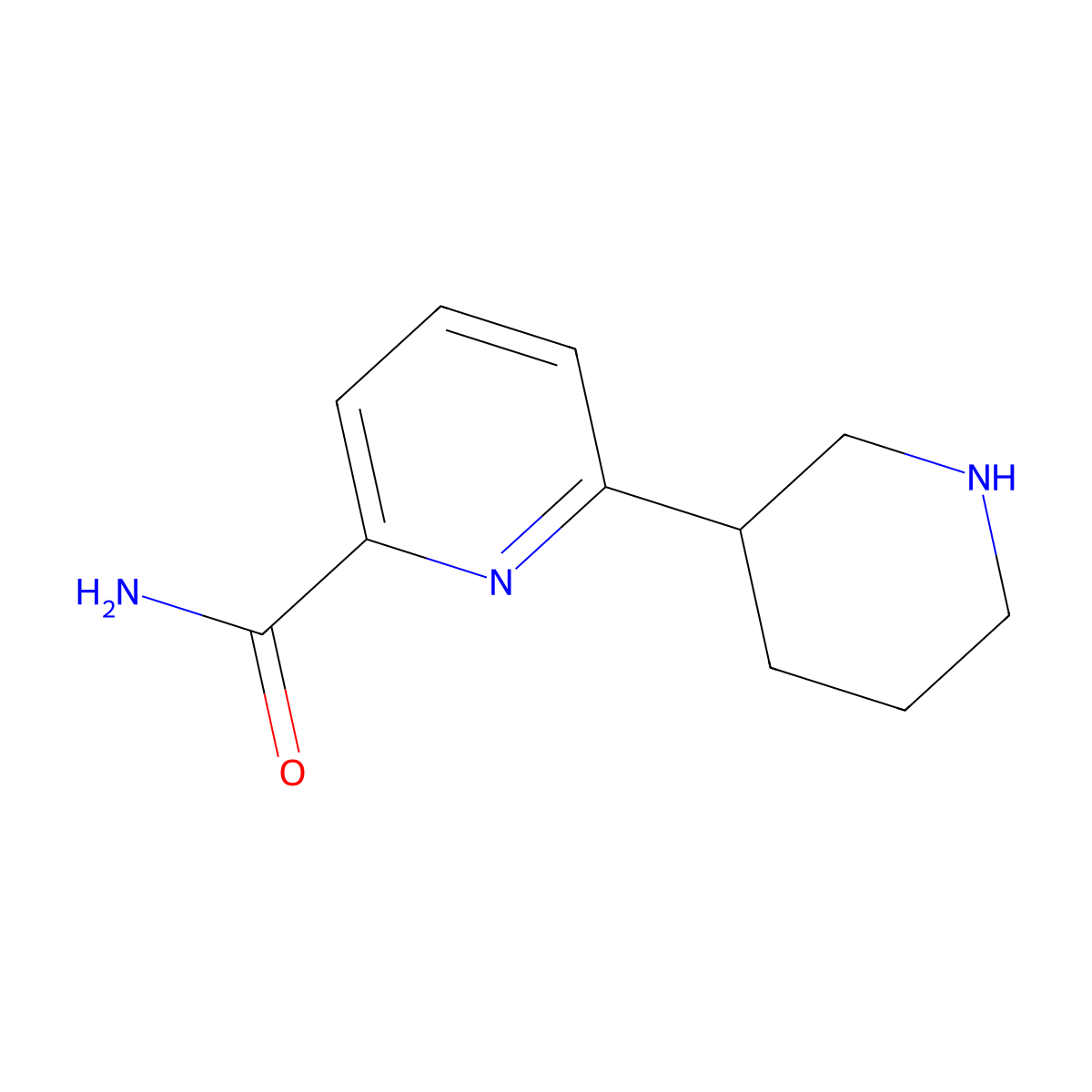 6-(Piperidin-3-yl)pyridine-2-carboxamide molecular structure, CAS 2108883-40-3