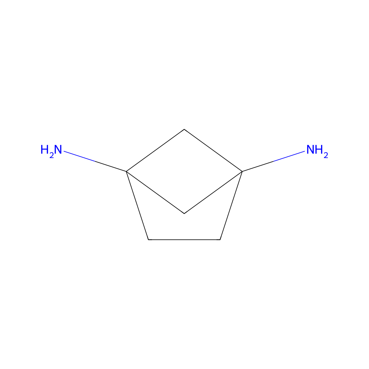 Bicyclo[2.1.1]hexane-1,4-diamine molecular structure, CAS 2108917-12-8
