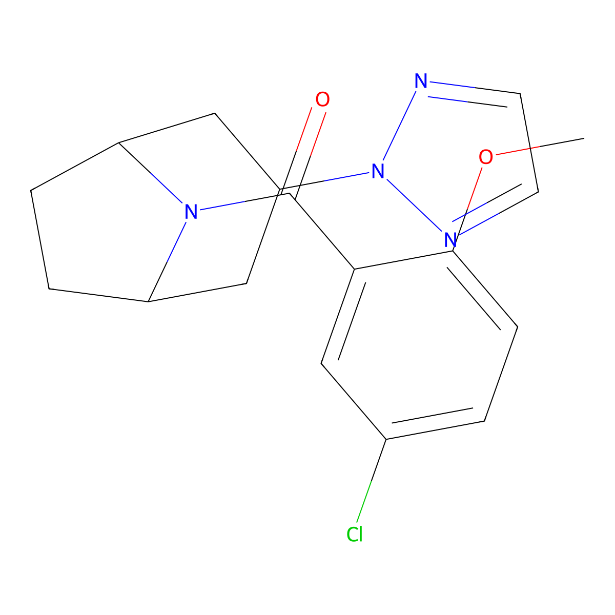 ((1R,5S)-3-(2H-1,2,3-triazol-2-yl)-8-azabicyclo[3.2.1]octan-8-yl)(5-chloro-2-methoxyphenyl)methanone molecular structure, CAS 2108961-60-8
