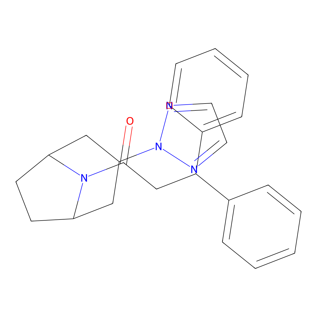 1-((1R,5S)-3-(2H-1,2,3-triazol-2-yl)-8-azabicyclo[3.2.1]octan-8-yl)-3,3-diphenylpropan-1-one molecular structure, CAS 2108961-62-0