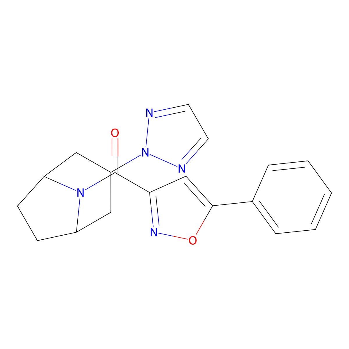 ((1R,5S)-3-(2H-1,2,3-triazol-2-yl)-8-azabicyclo[3.2.1]octan-8-yl)(5-phenylisoxazol-3-yl)methanone molecular structure, CAS 2108988-86-7