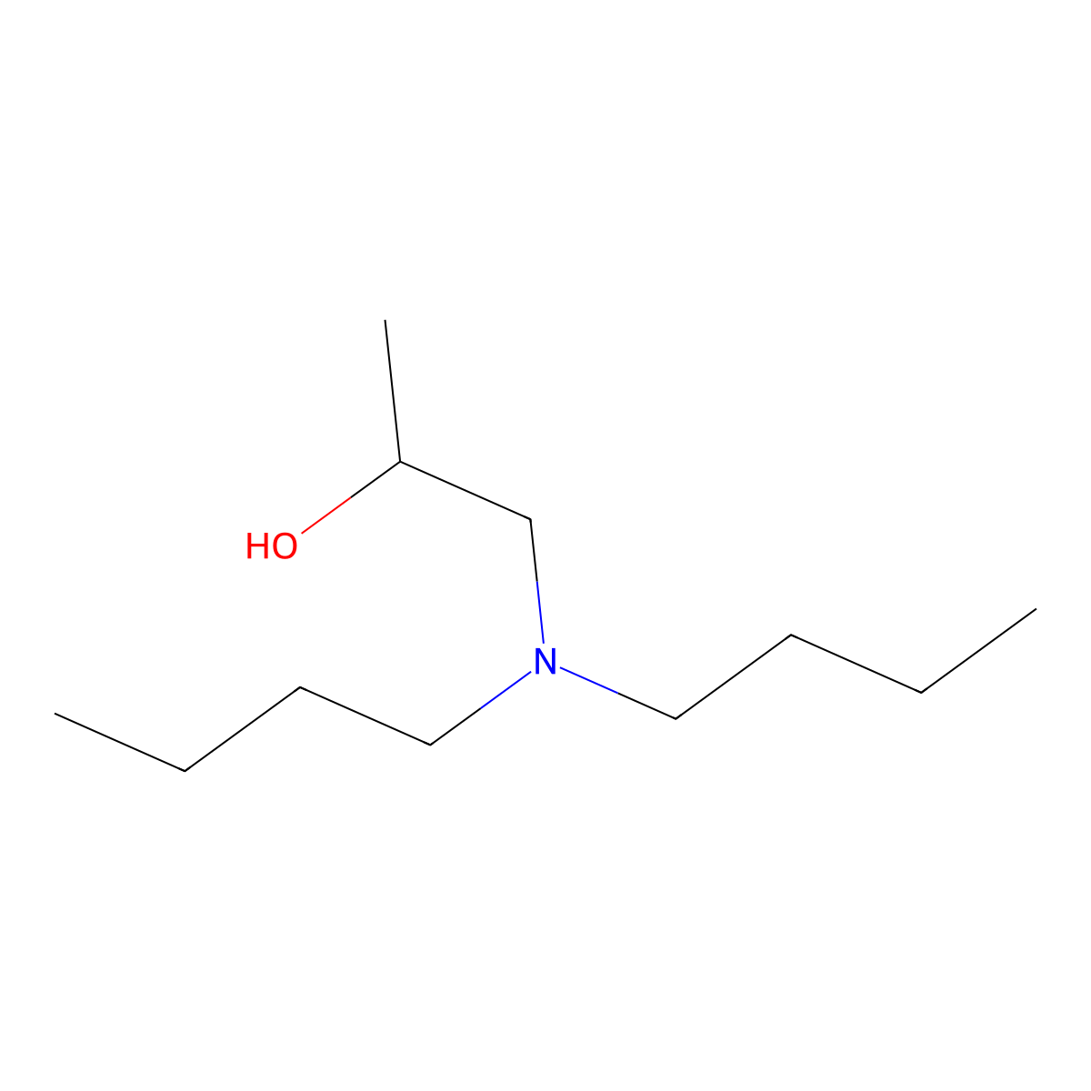 1-Dibutylaminopropan-2-ol molecular structure, CAS 2109-64-0