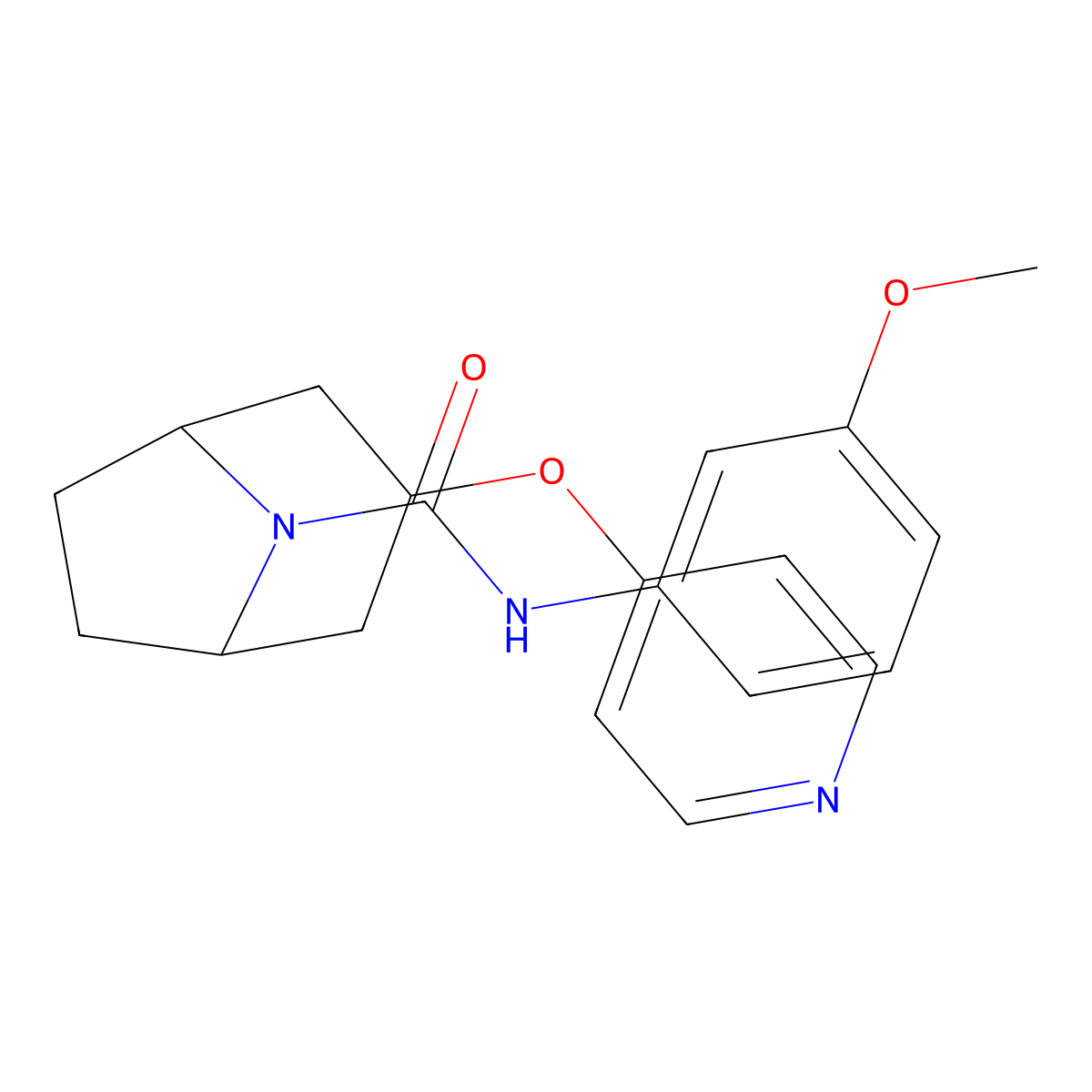 (1R,5S)-N-(3-methoxyphenyl)-3-(pyridin-4-yloxy)-8-azabicyclo[3.2.1]octane-8-carboxamide molecular structure, CAS 2109067-93-6