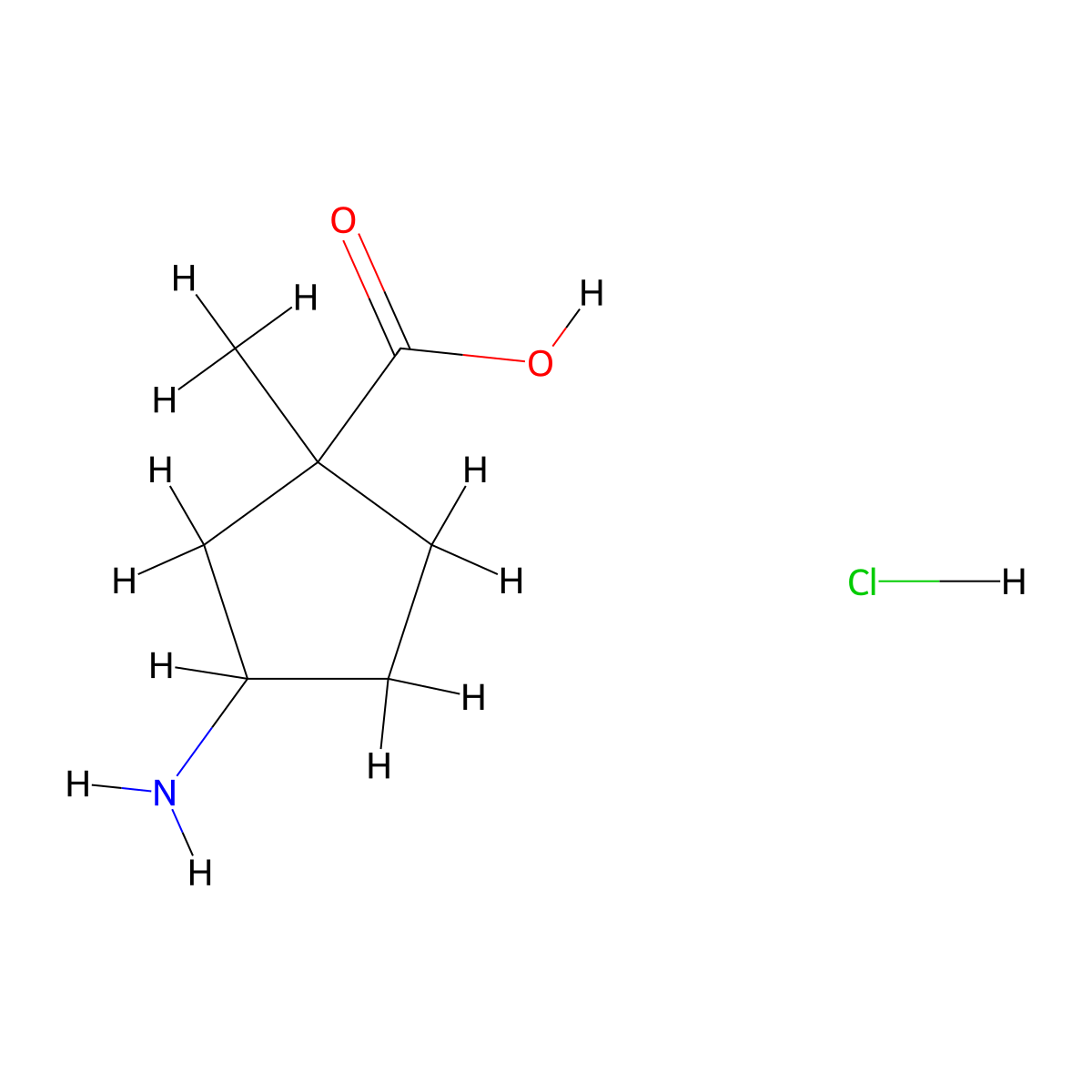 3-Amino-1-methylcyclopentane-1-carboxylic acid hydrochloride molecular structure, CAS 2109088-29-9