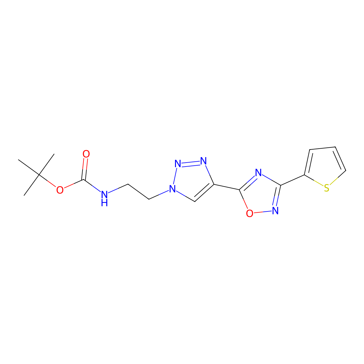 5-Yl)-[1,2,3]triazol-1-yl]-ethyl}- molecular structure, CAS 2109164-56-7