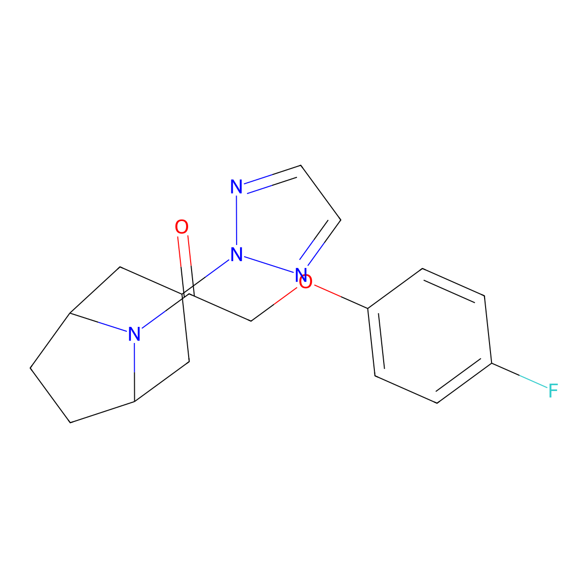 1-((1R,5S)-3-(2H-1,2,3-triazol-2-yl)-8-azabicyclo[3.2.1]octan-8-yl)-2-(4-fluorophenoxy)ethanone molecular structure, CAS 2109239-53-2