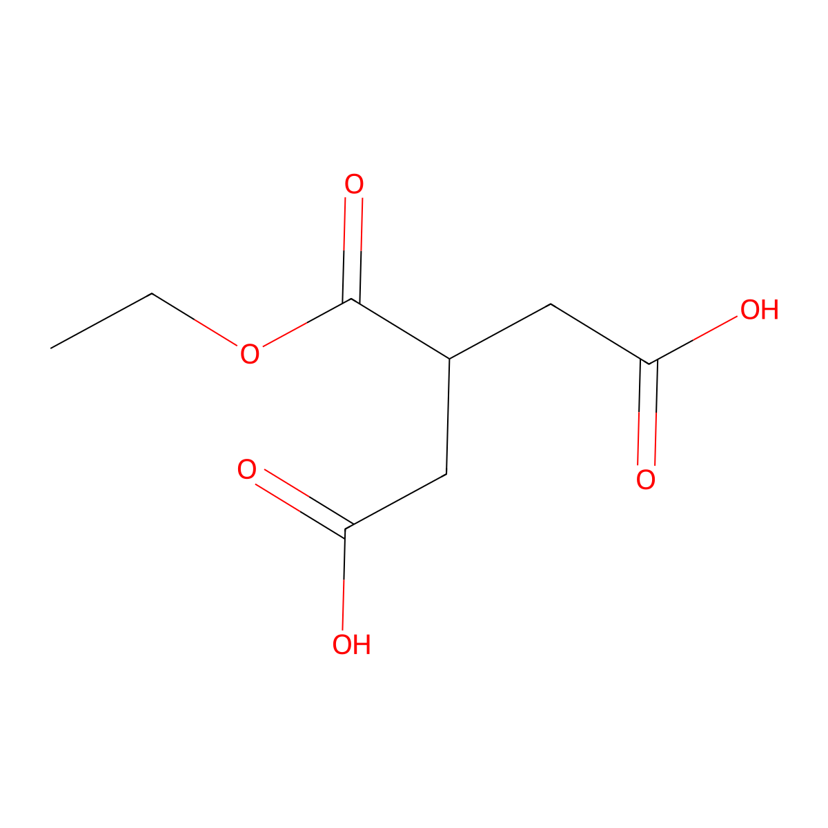3-(Ethoxycarbonyl)pentanedioic acid molecular structure, CAS 2109252-96-0
