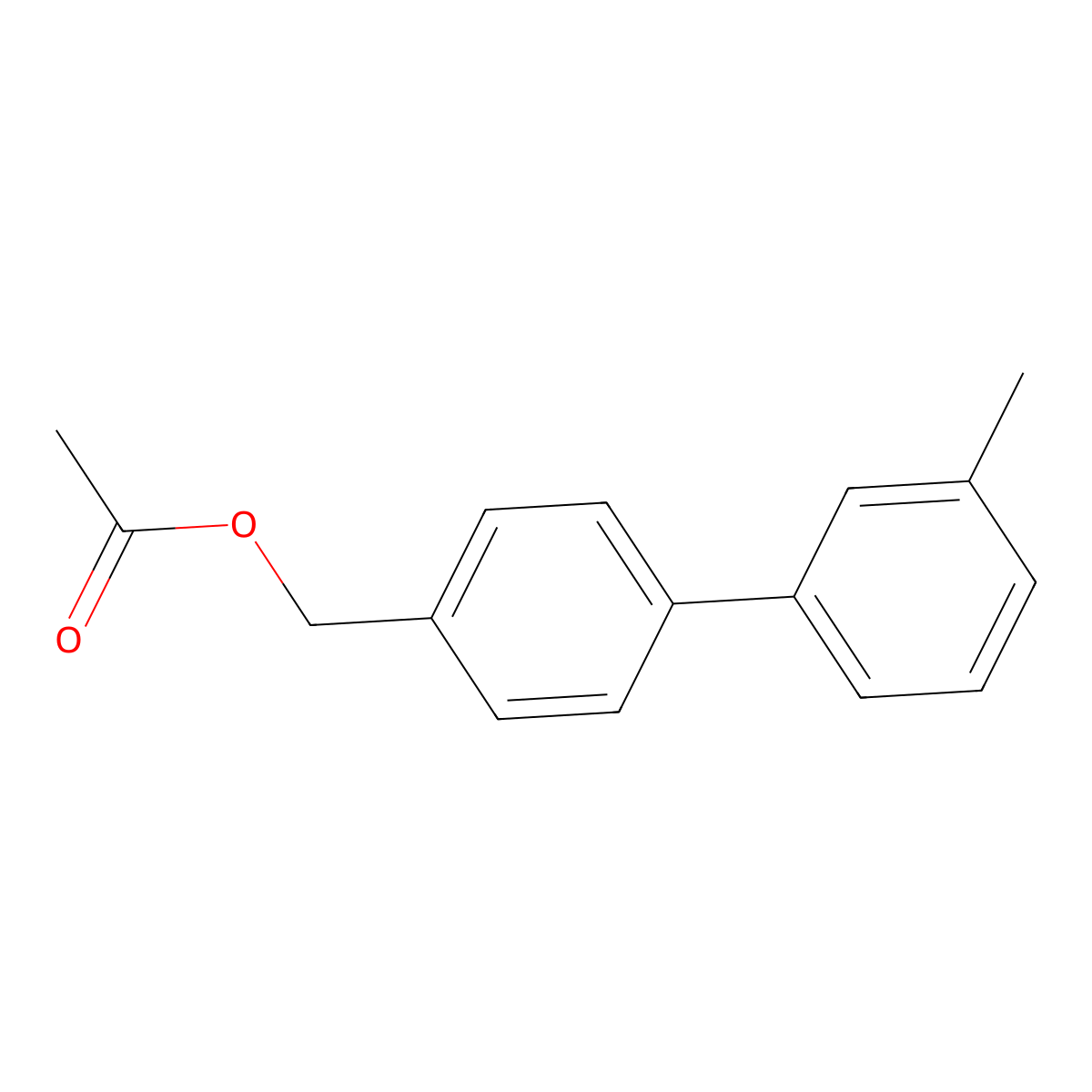 3'-Methyl-[1,1'biphenyl]-4-yl)methyl acetate molecular structure, CAS 2109439-91-8