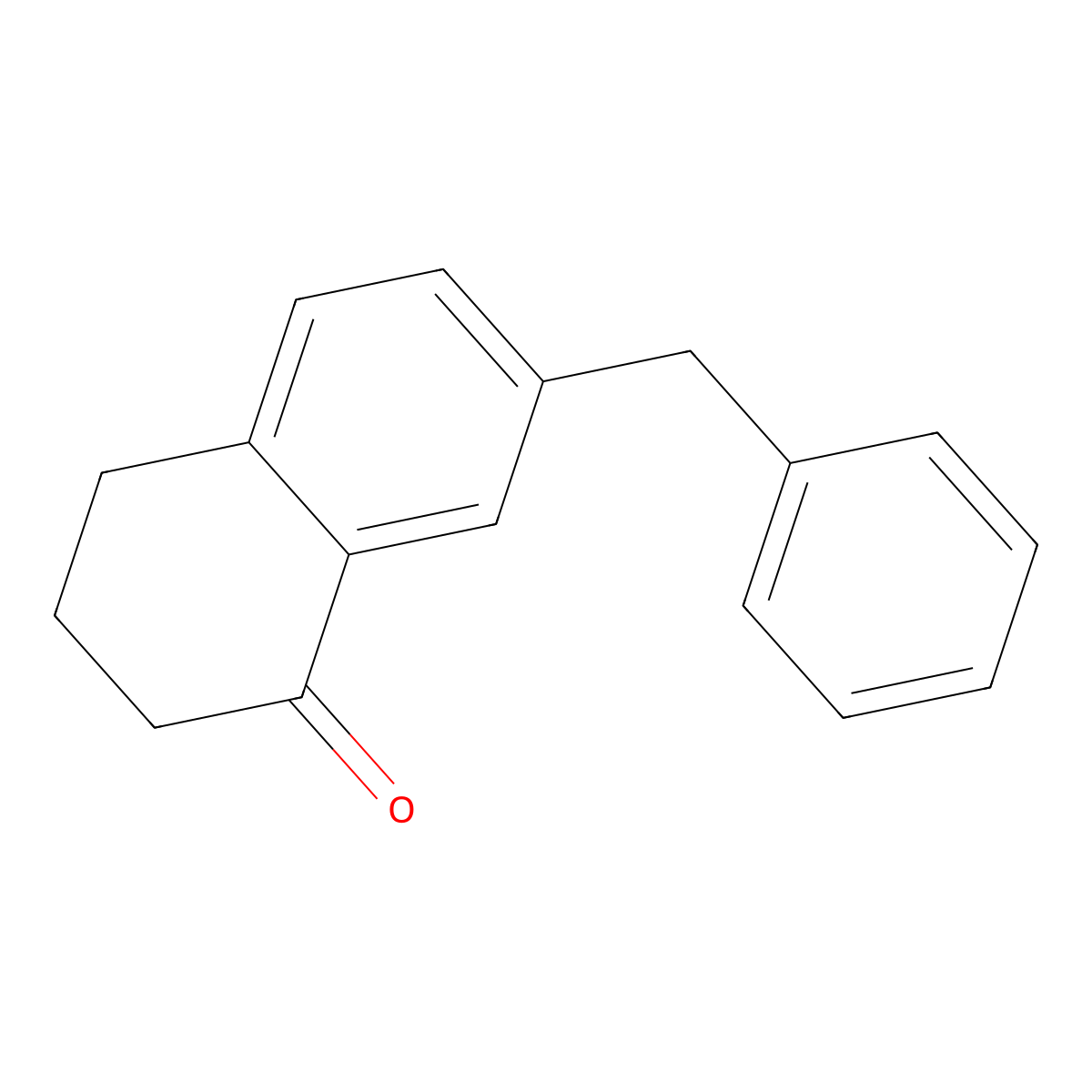 7-Benzyl-3,4-dihydronaphthalen-1(2H)-one molecular structure, CAS 210972-11-5