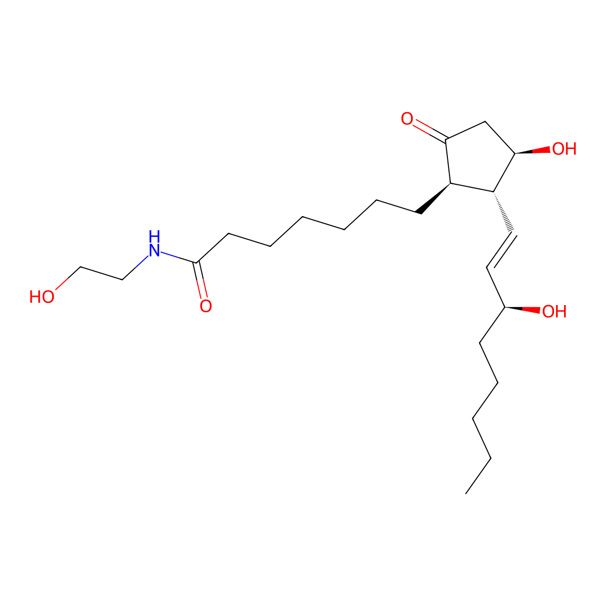 Pge1-EA molecular structure, CAS 210976-81-1