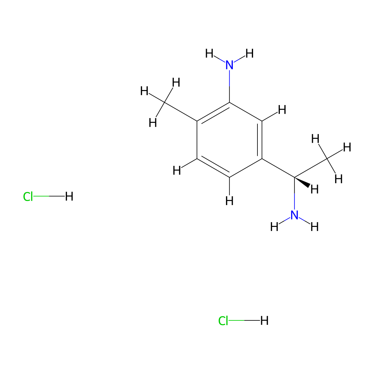 (S)-5-(1-Aminoethyl)-2-methylaniline dihydrochloride molecular structure, CAS 2109874-06-6