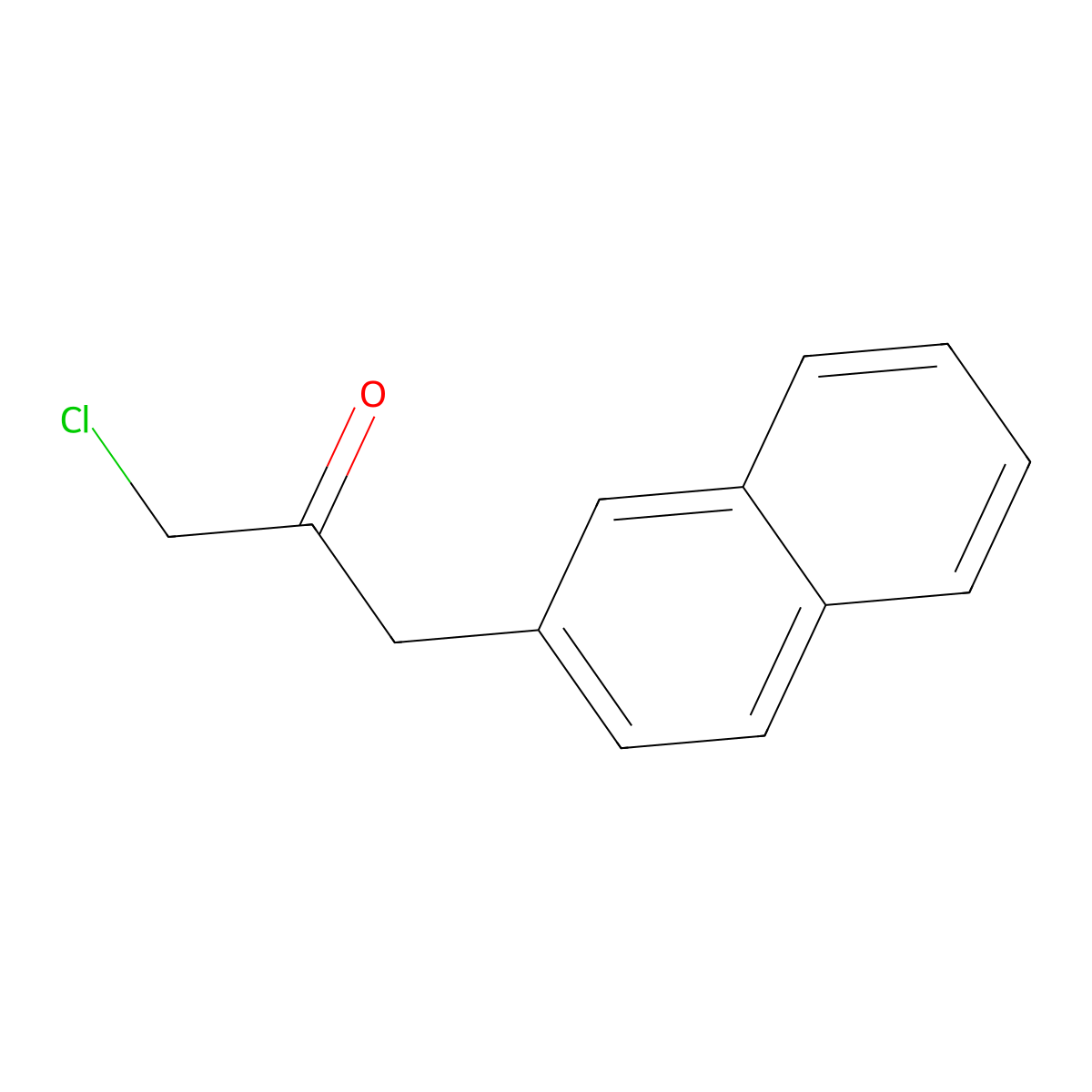 1-Chloro-3-(naphthalen-2-yl)propan-2-one molecular structure, CAS 211031-87-7