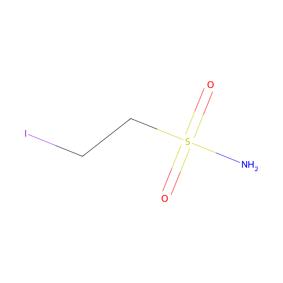 2-Iodoethanesulfonamide molecular structure, CAS 211033-99-7