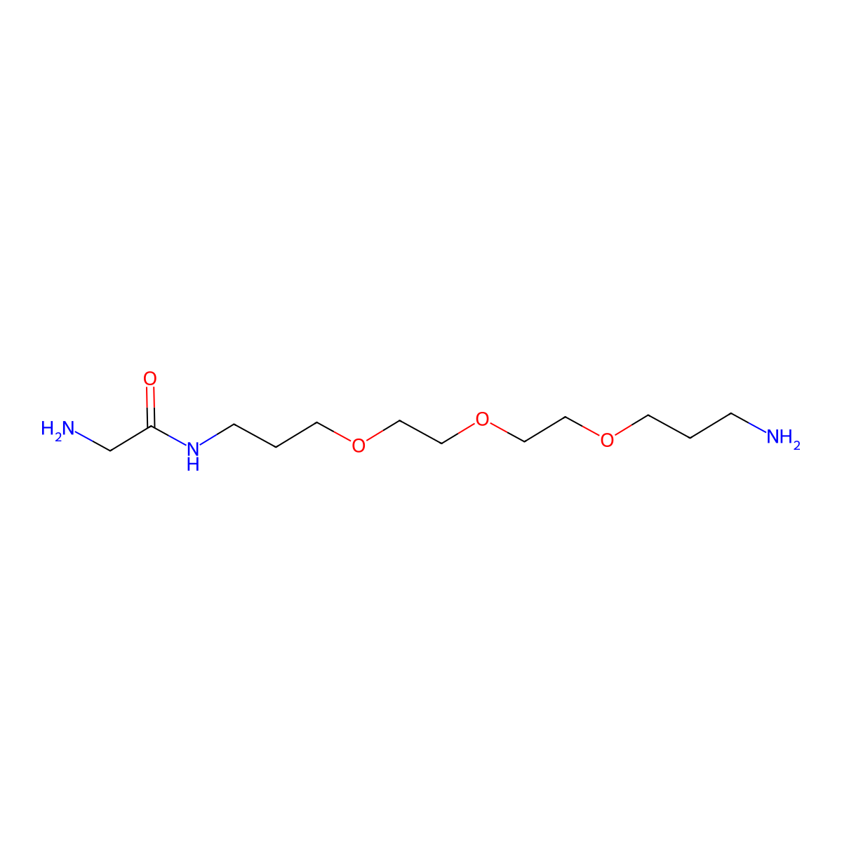 Gly-PEG3-amine molecular structure, CAS 2110448-97-8