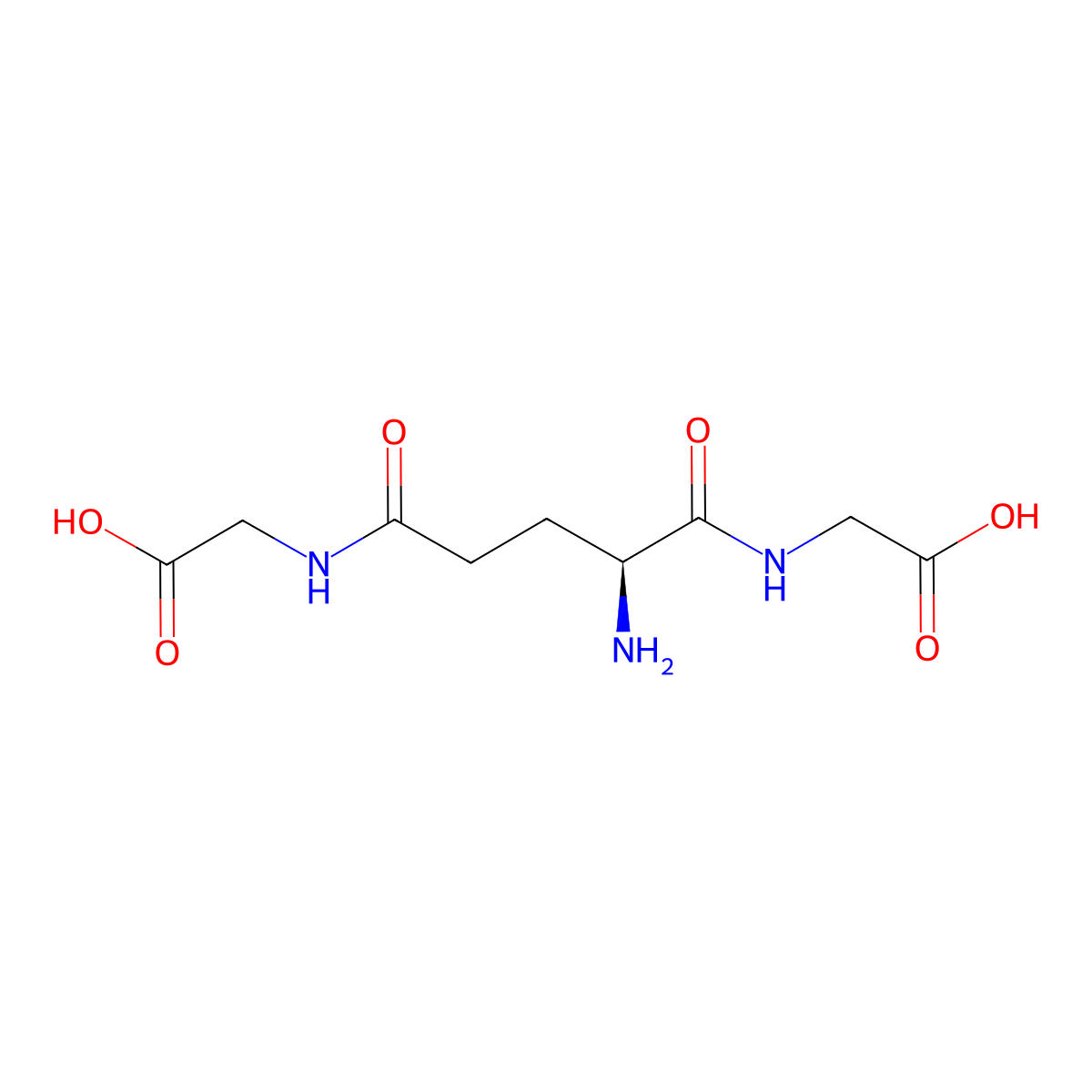 2-[[(4S)-4-Amino-5-(carboxymethylamino)-5-oxo-pentanoyl]amino]acetic acid molecular structure, CAS 21105-70-4