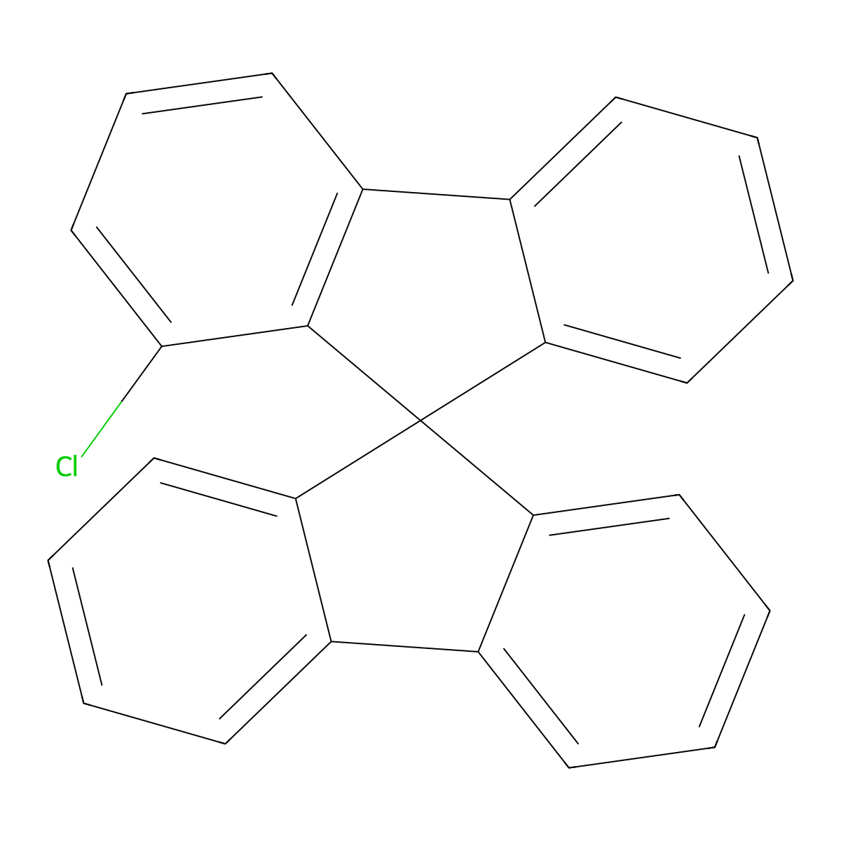 1-Chloro-9,9'-spirobi[9H-fluorene] molecular structure, CAS 2110512-01-9