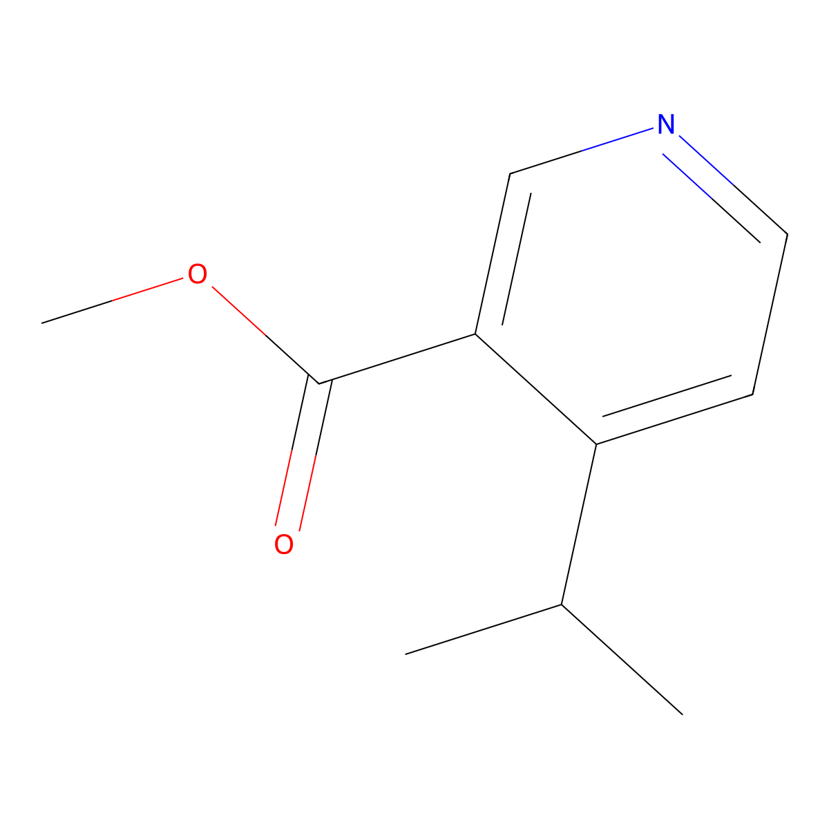 Methyl 4-isopropylnicotinate molecular structure, CAS 2110822-24-5