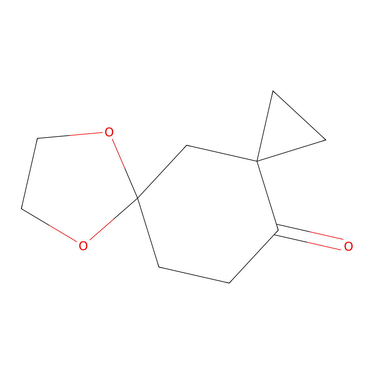 6,9-Dioxadispiro[2.1.4.3(3)]dodecan-12-one molecular structure, CAS 211100-59-3