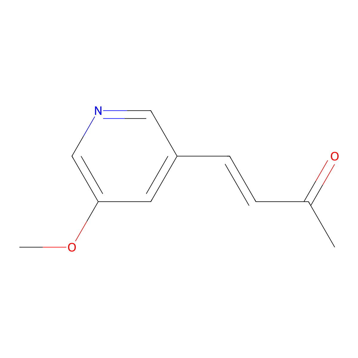 4-(5-Methoxypyridin-3-yl)but-3-en-2-one molecular structure, CAS 2111889-65-5