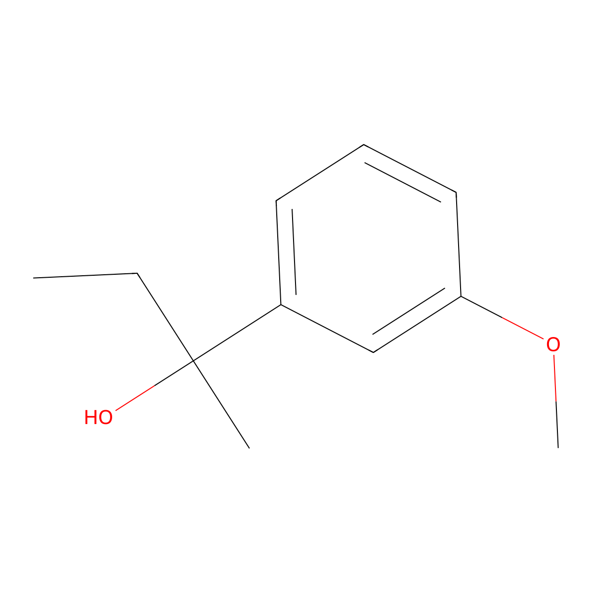 2-(3-Methoxyphenyl)-2-butanol molecular structure, CAS 211191-23-0