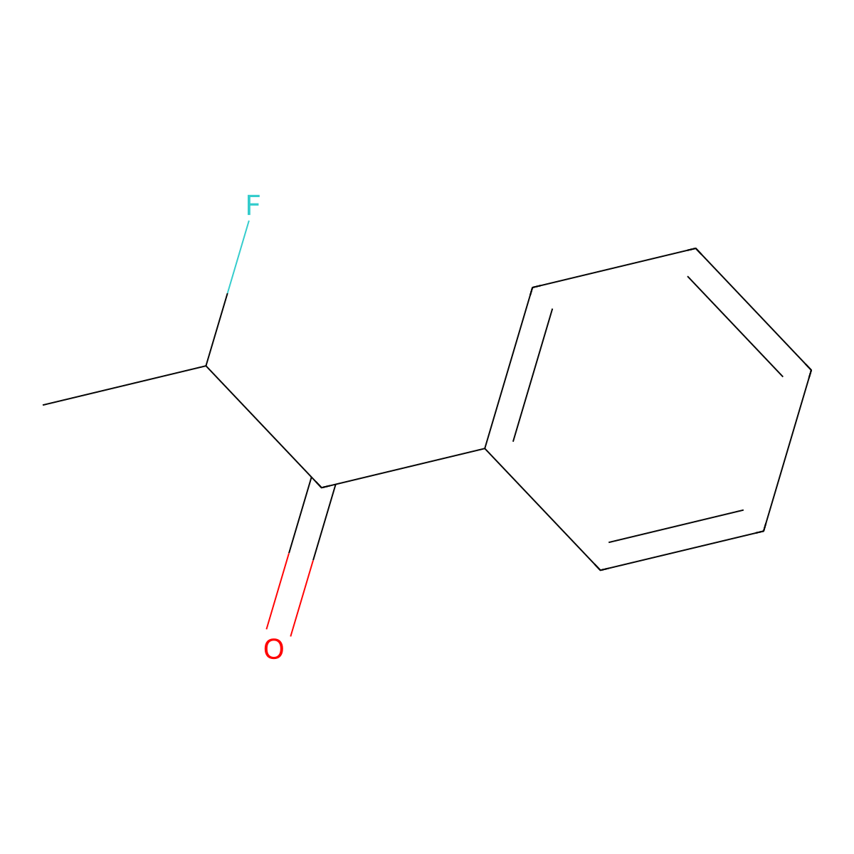 2-Fluoro-1-phenylpropan-1-one molecular structure, CAS 21120-36-5