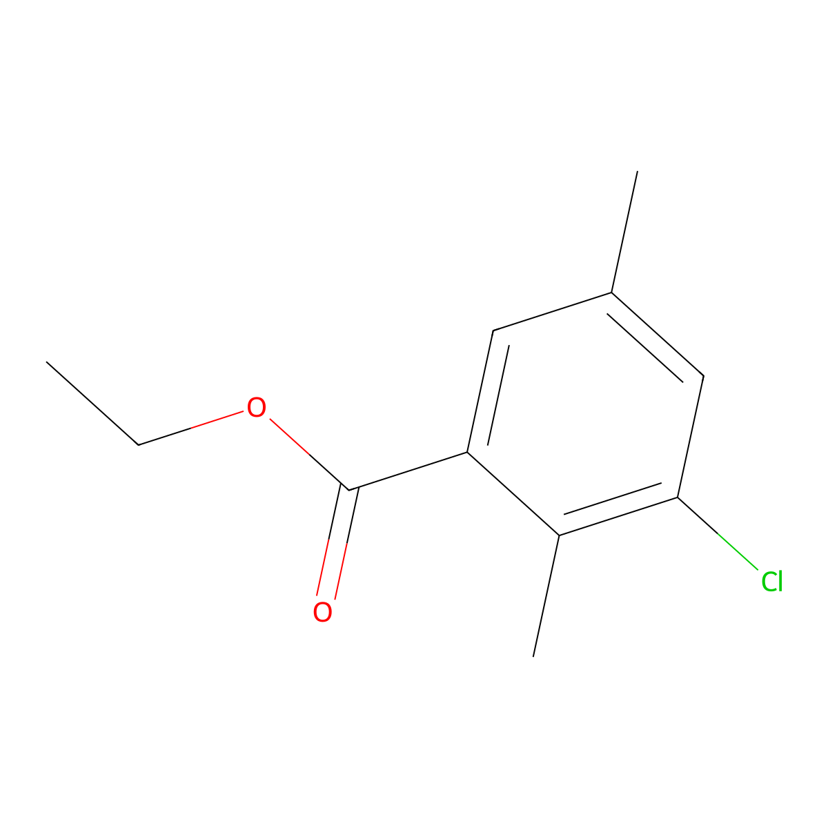 Ethyl 3-chloro-2,5-dimethylbenzoate molecular structure, CAS 2112395-87-4