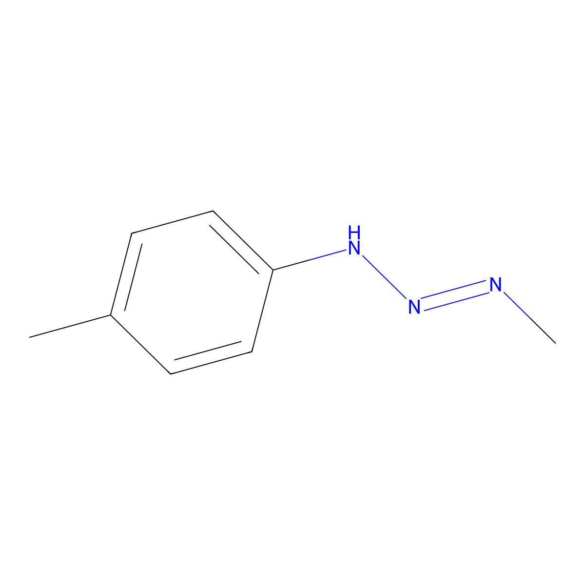 1-Methyl-3-p-tolyltriazene molecular structure, CAS 21124-13-0
