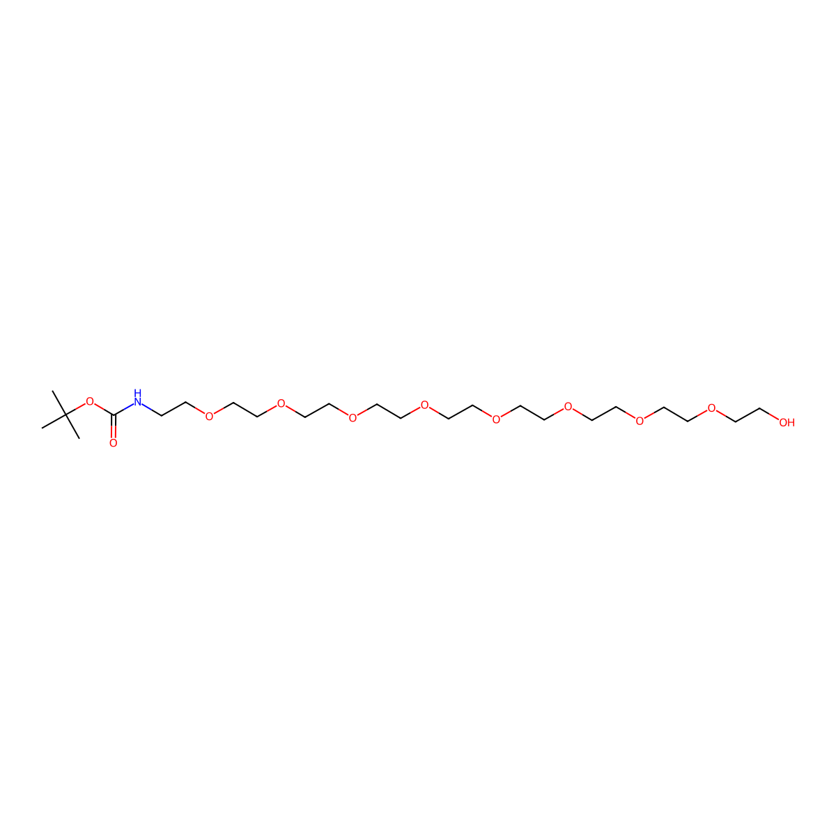 N-Boc-PEG9-alcohol molecular structure, CAS 2112731-44-7