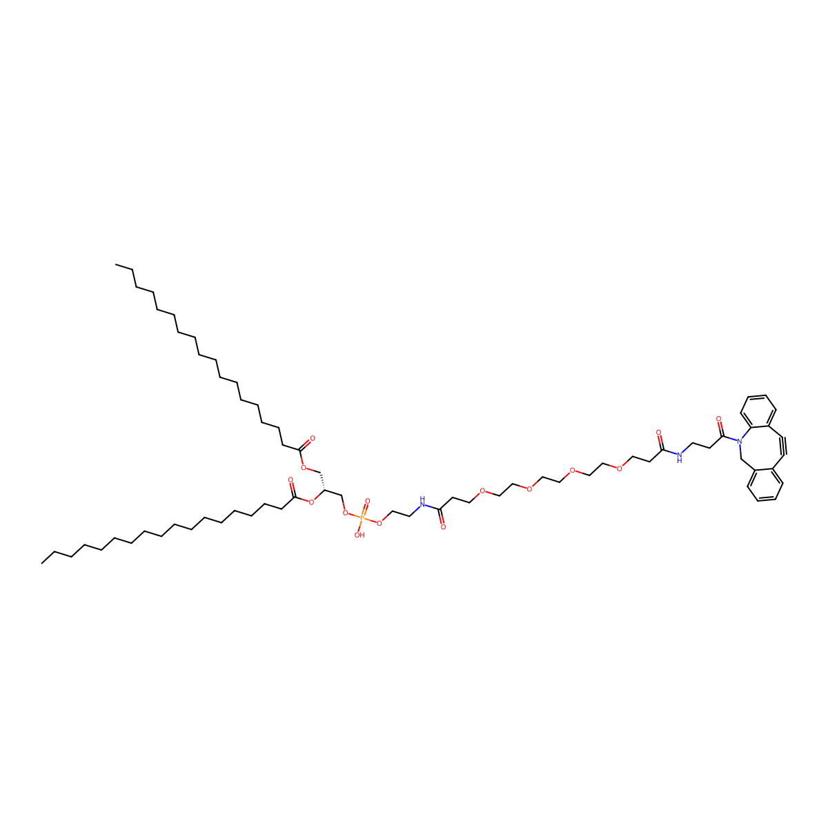 Dspe-peg4-dbco molecular structure, CAS 2112738-14-2