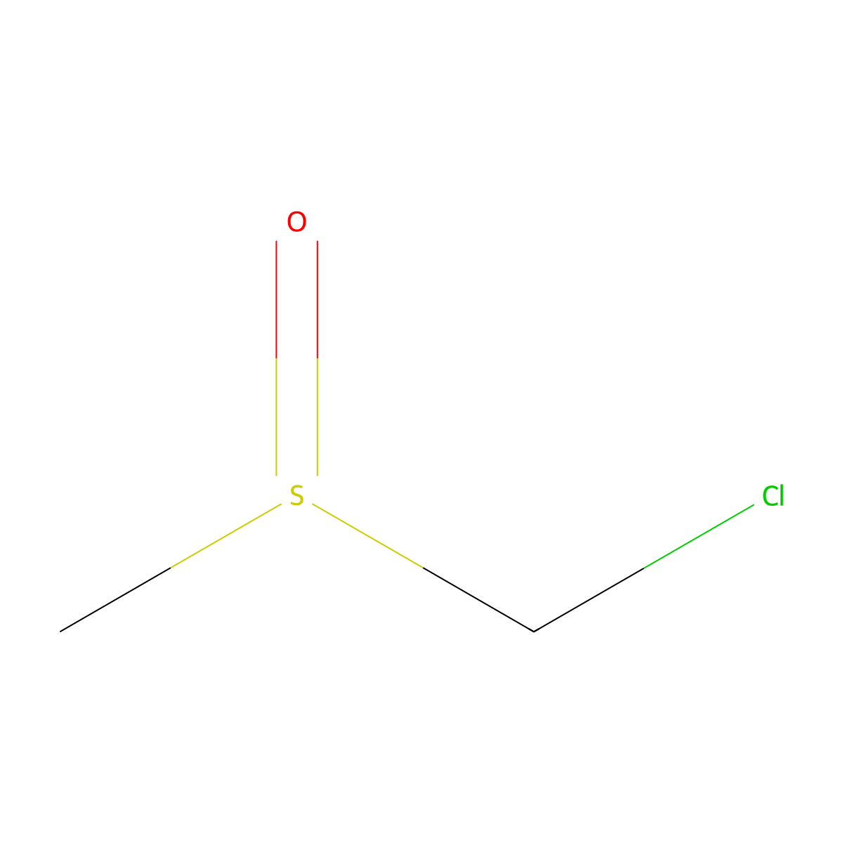 Methane, chloro(methylsulfinyl)- molecular structure, CAS 21128-88-1