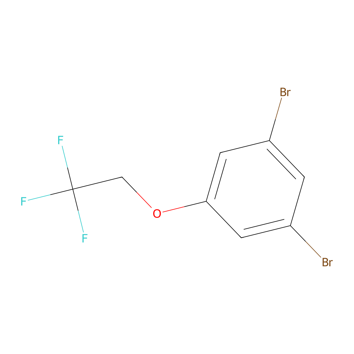 1,3-Dibromo-5-(2,2,2-trifluoroethoxy)benzene molecular structure, CAS 2112842-07-4