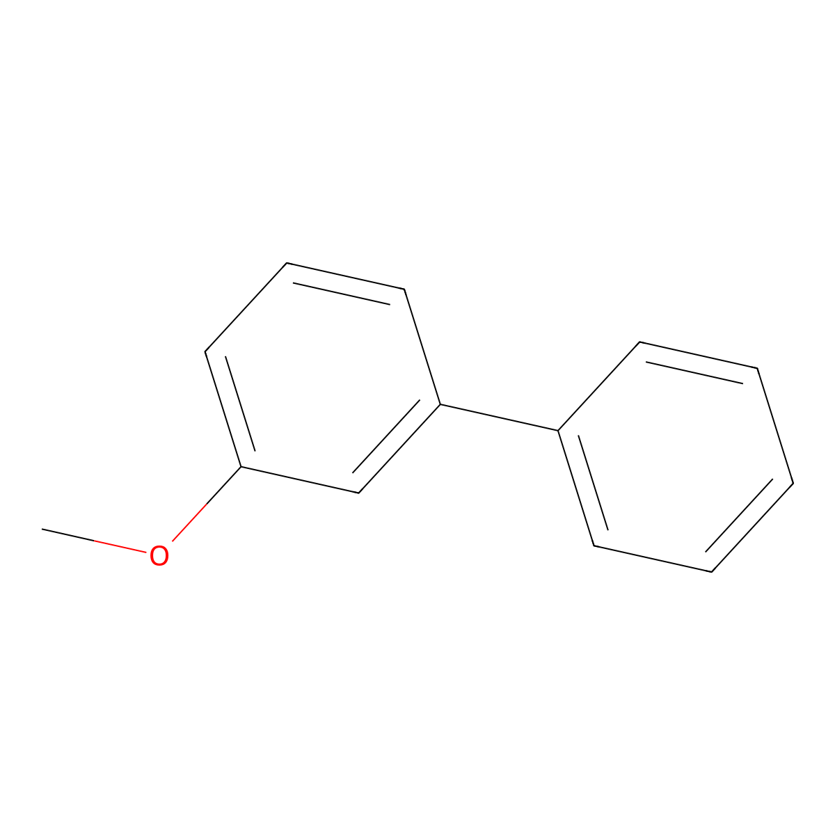 3-Methoxybiphenyl molecular structure, CAS 2113-56-6