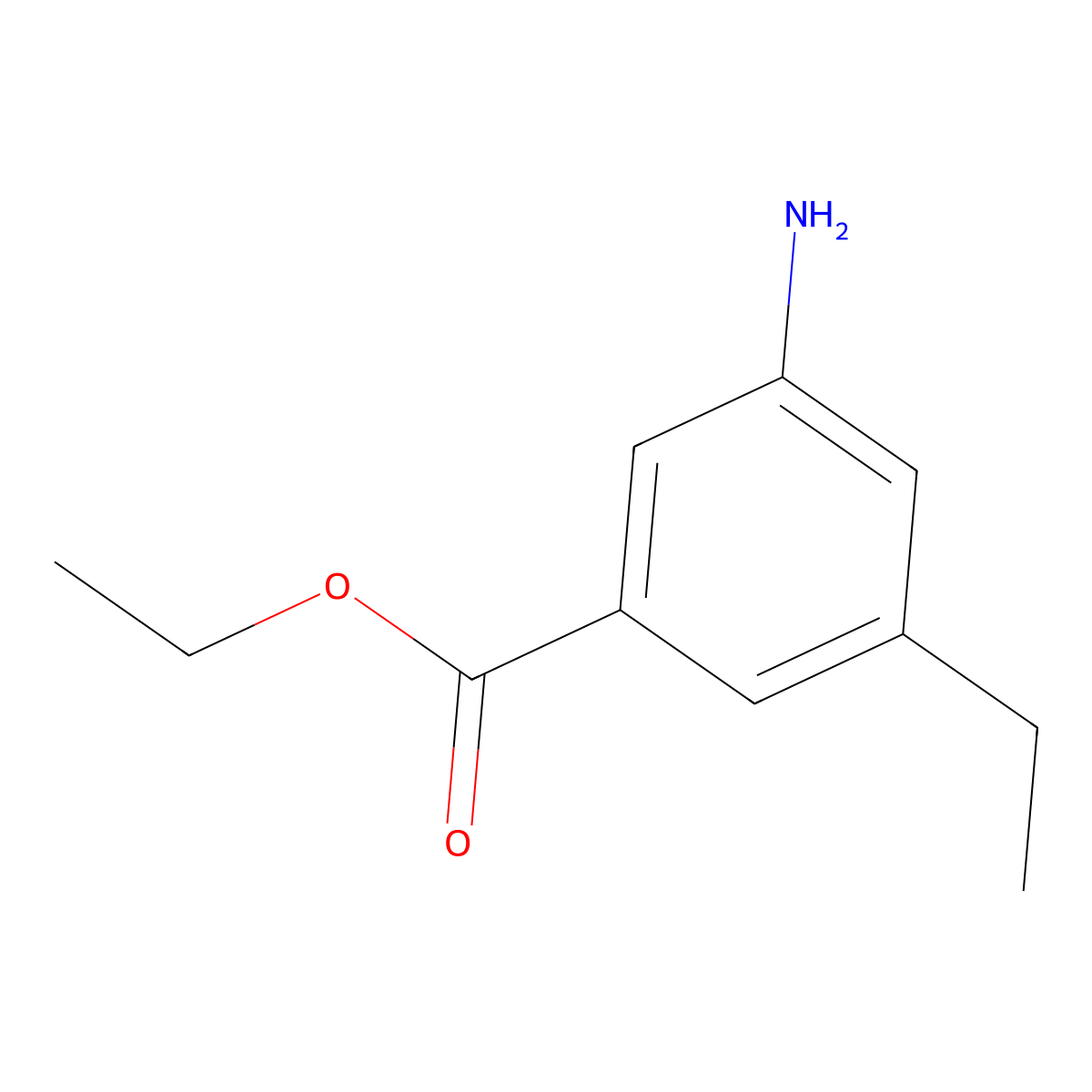 Ethyl 3-amino-5-ethylbenzoate molecular structure, CAS 2113049-59-3