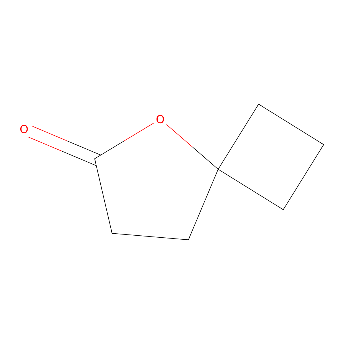 5-Oxaspiro[3.4]octan-6-one molecular structure, CAS 211311-02-3