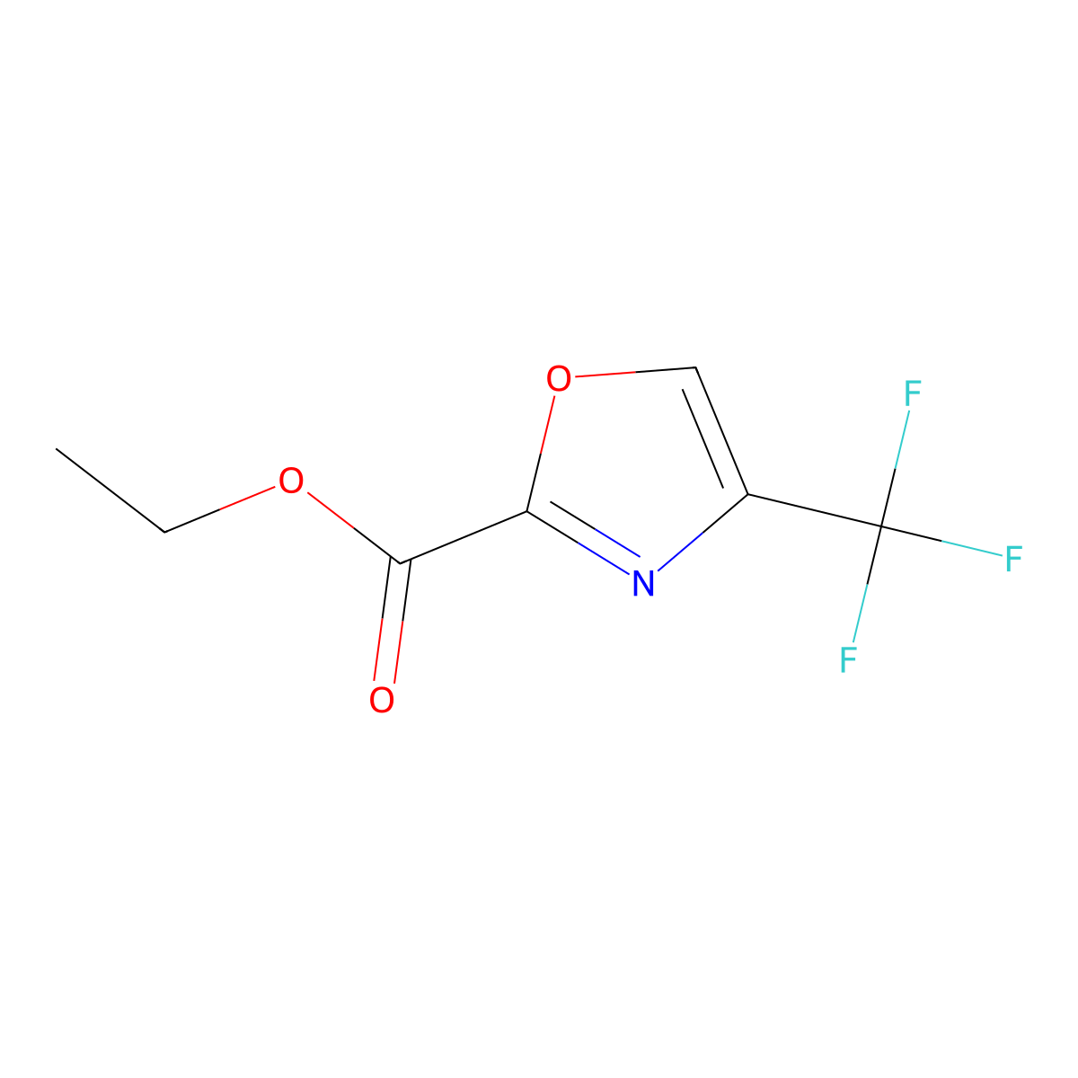 Ethyl 4-(Trifluoromethyl)oxazole-2-carboxylate molecular structure, CAS 2113247-44-0