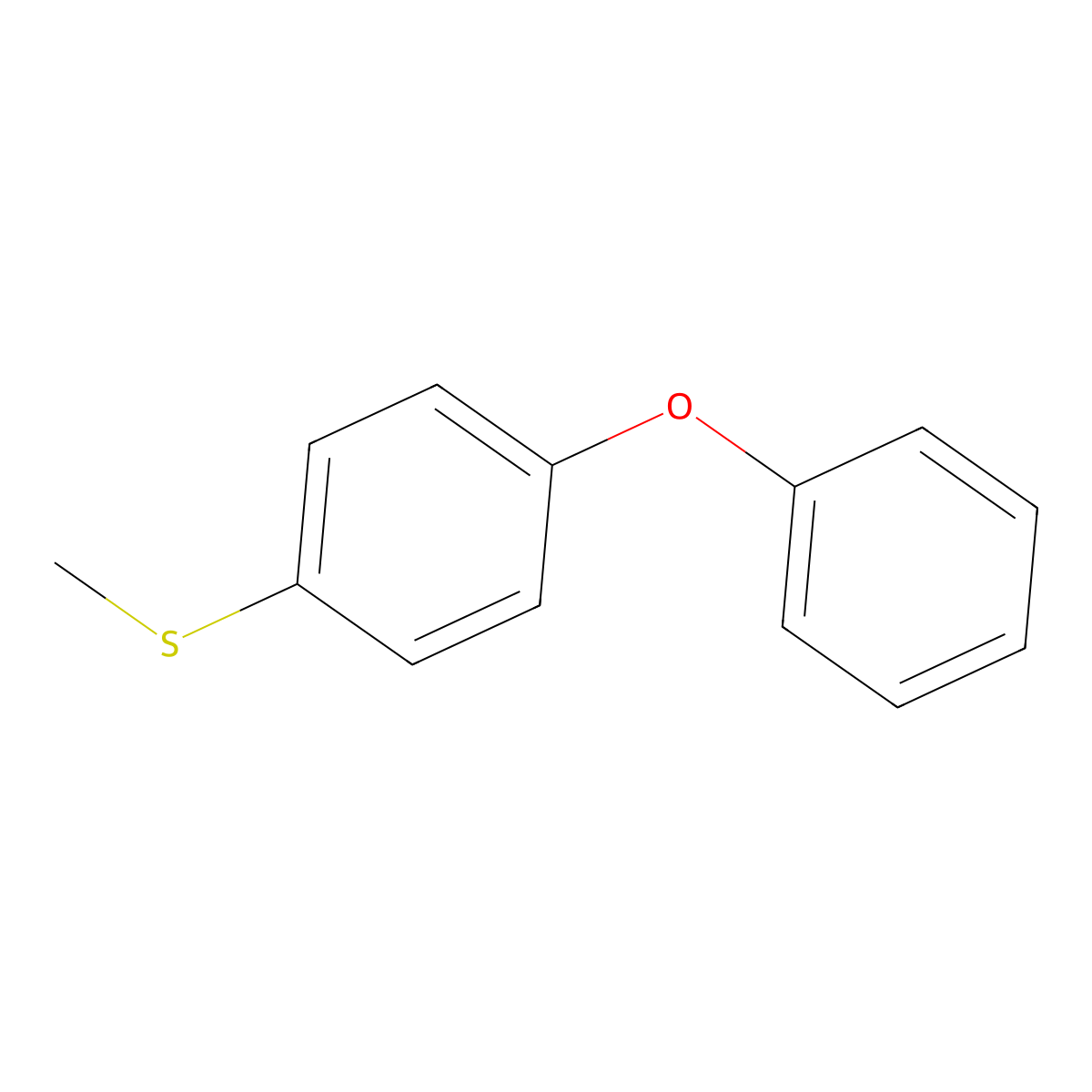 Methyl(4-phenoxyphenyl)sulfane molecular structure, CAS 21134-14-5