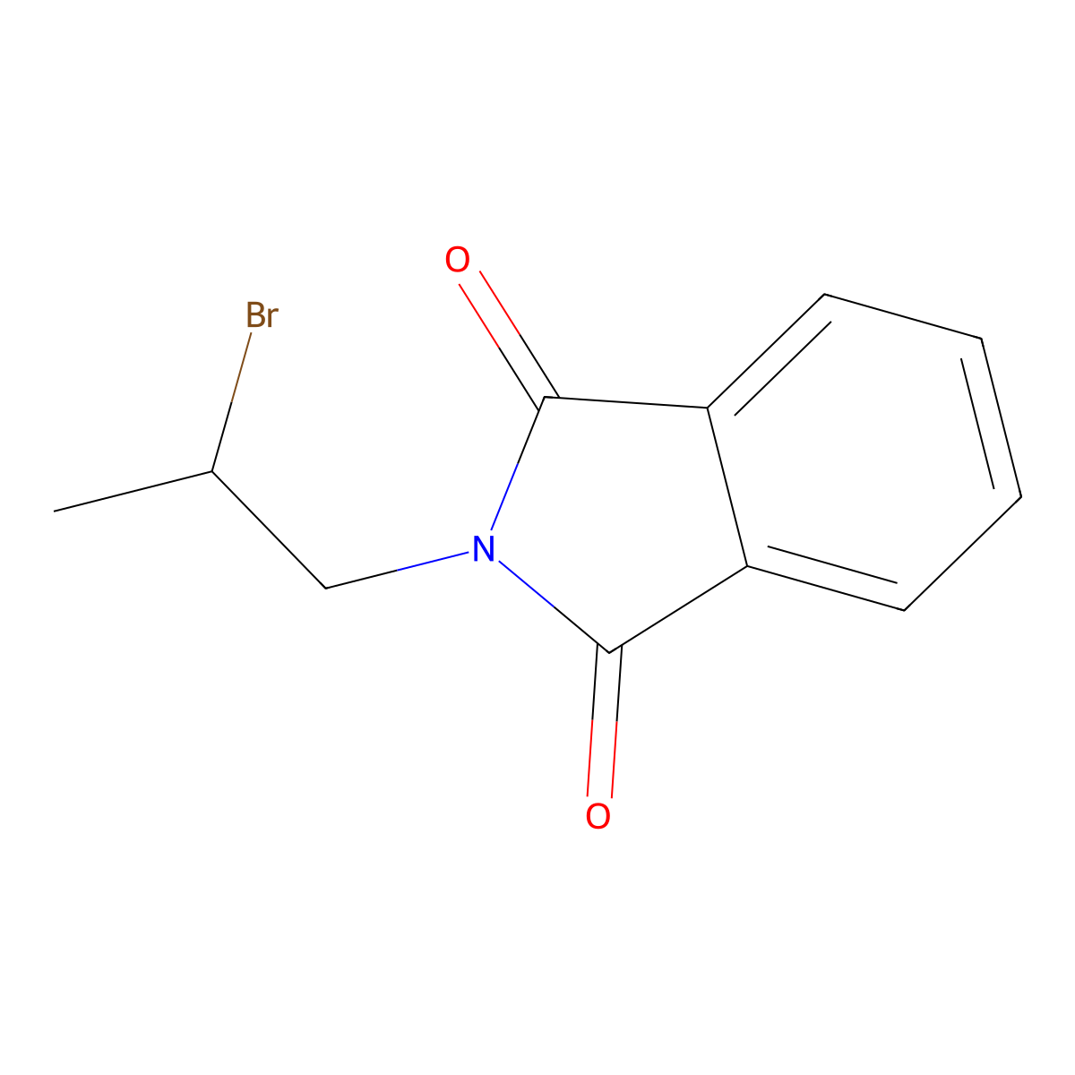N-(2-Bromopropyl)phthalimide molecular structure, CAS 21134-25-8